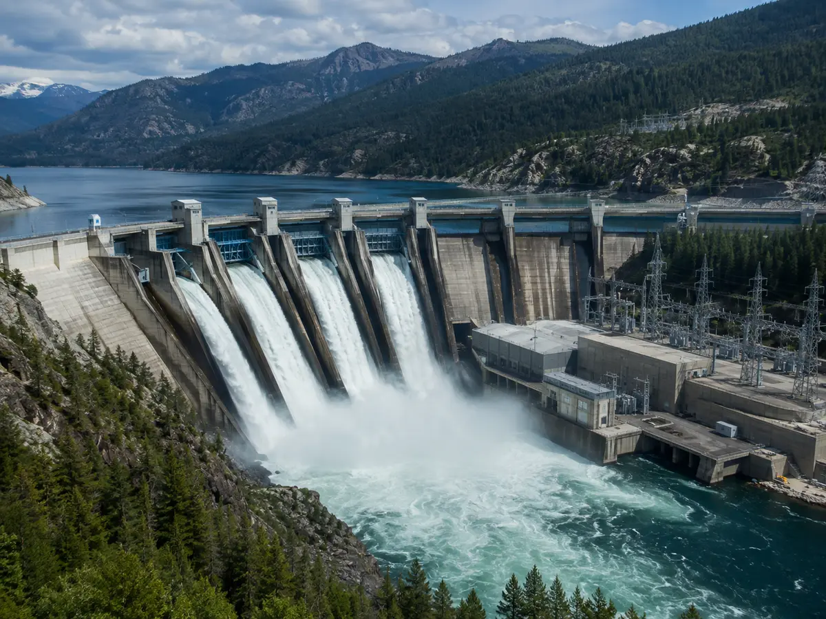 Usina hidrelétrica e infraestrutura de energia